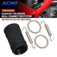 For GasGas 2021-2024 EC250 EC300 MC250 MC300 EX250 EX300 Motorcycle Exhaust Pipe Rubber Connection Hose Spring Accessories Parts