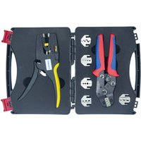 SN-58B Crimping Pliers Toolbox includes a set of five pliers suitable for automotive terminal crimping.