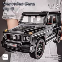Large 1:18 Mercedes Benz Brabus G800 Ordinary Version Without Spray Alloy SUV Diecast Model Kids Gift Birthday Present For Boys