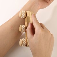 Massage Roller Tool, Manual Wooden Massager, Wood Back Massage Roller For Neck Leg Back Deep Tissue Muscle Massage
