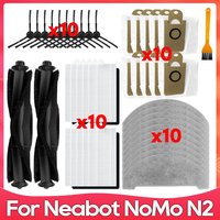 Kompatibel mit ( Neabot NoMo N2, Imou L11 Pro, Honiture Q6 Pro ) Walzenbürste Filter Wischmopp Staubbeutel Zubehörteil für Saugr