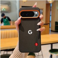 Premium Official Business Leather Case for Google Pixel 11 10 9 A Pro XL Metal Camera Lens Bumper Anti-drop Protect Cover Funda