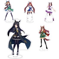 45PCS Anime Tokai Teio Mejiro McQueen Acrylic Stand Model Cosplay Characters Ornament Accessories Goods Collection Gifts