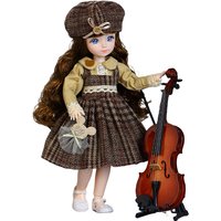 Fashion Cute 1/6 BJD Doll Full Set 30cm Princess Doll Ball Jointed Doll Girl Toy Gift Dolls for Girls Toys for Girls