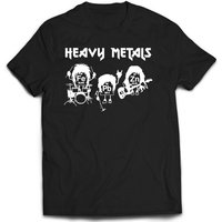 Heavy Metals Chemistry Periodic Table Rock Roll Music Physics Biology Cotton T Shirt Vintage Men Daily Casual Loose T-shirt Tops