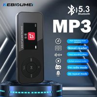 KEBIDUMEI MP3 Player Bluetooth 5.3 HiFi Lossless Music Player Student Walkman Running Riding Built-in Speaker FM Radio E-Book