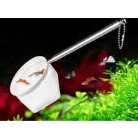 Aquarium Fish Fishing Net Stainless Steel Retractable Small Shrimp Fishing Nets Fish Accessories For Fish Tank Cleaner Tool