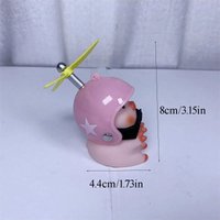 AliExpress NONE 1pc Pink Pig & White Star Helmet Decor For Personalized Bicycle Or Motorcycle Handlebar, Rubber Pig Gift