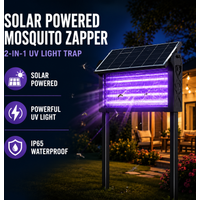 Solar Mosquito Killer Lamp UV Mosquito Repellent Light Outdoor Garden Lawn Lamp Waterproof USB Rechargeable for Garden Or Patio