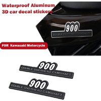 For Kawasaki Z900 Z650 Z800 Z900RS Motorcycle Waterproof Aluminum 3D car decal stickers Badge Decal Emblem Motorcycle stickers