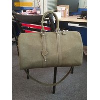 Vintage Army Green Canvas Bag Unisex Women Large Capacity Travel Tote Handbag Casual Single Shoulder Bag Zipper Messenger Bag