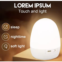 Rechargeable Portable Camping Light w/3 Modes,Stepless Dimming,360° Even LED Light,No Flicker,Night Lamp,Bedroom,Hanging Hook