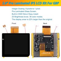 Colorful For GBP 2.8" Laminated IPS LCD screen 480x432 Backlight KIT For Gameboy Pocket GBP console screen display OSD menu