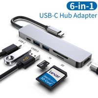 5/6/7 Ports USB C Hub to 4K HDMI-Compatible PD fast charge USB 3.0 2.0 HUB Type C Charging Docking for MacBook iPad Samsung