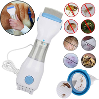 Electric Pet Lice Grabber Comb Physical Efficient Tick Lice Cleaner Brush For Small Medium Pets Dog Cat Grooming Supplies