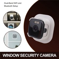 A10R 3MP 2K Window Camera with Color Night Vision,Dual Band WiFi 2.4GHz 5GHz Home Security Camera Motion & Human Detection
