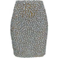 Women's Hip Hugging Skirt Sparkling Rhinestone Slim Fit Skirt for Daily Commuting Gatherings Tourism Half Skirts shuidiqun