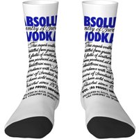 Wine Culture Themed Printed Men Mid-calf Socks Funny and Novel Fashion Socks for Nighttime Bar Parties Happy Socks Gifts
