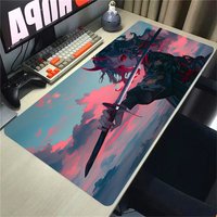 Japanese Girls Samurai Mouse Mat XL Aesthetics Mouse Pad Gaming Laptop Table Mat Office accessories Pc Cabinet Non-slip Carpet