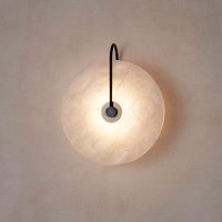 Nordic minimalist modern marble wall lamp tea circular restaurant living room bedroom bedside wall lamp marble wall lamp