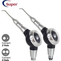 Dental Air Prophy Unit Air Jet Air Flow Teeth polishing Tools Water Spray Sandblasting Gun Dental Equipment Black 2Holes 4Holes
