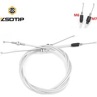 ZSDTRP M6 M7 Double Cable Motorcycle Throttle Push Pull for Honda XL250R XL350R XR200R XR250R XR350R XR600R CRF250 CRF450