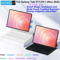 Magic Keyboard Case For Samsung Galaxy Tab S11 Ultra 14.6'' 2025 SM-X930 X936B Smart Cover Folio For Tab S11 11" X730 X736B Case