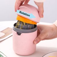 Mini Obst Entsafter Orange Zitrus Manuelle Obst Squeezer Maschine Werkzeug Tragbare Zitrone Entsafter Hand Rotation Presse Entsafter