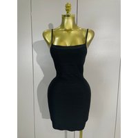 Women Black Sleeveless Sexy Backless Bodycon Bandage Short Dress Women Celebrate Evening Party Prom Birthday Club Cocktail Dress