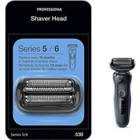 53B Replacement Head Compatible with Braun Series 5/6 Electric Shaver Razor 5018s, 5020s, 5031s, 5050cs, 6020s, 6072cc,Black