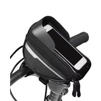 Bike top Tube Bag Touchscreen Bicycle Phone Stand 1L Clamp Storage Pouch Mount Road Bike Frame Bag for Small Item Repair Tool