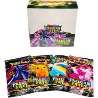 324 pieces/box Pok é mon TCG: Scarlet and Violet Paldean Fates Booster box, collect and trade Pok é mon cards, children's games