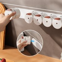 6 packs Magnetic Spice Box Set - Wall-Mounted Seasoning Pot with Quantitative Salt Shaker - Perfect for Kitchen Organization