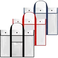 New Art Portfolio Bag Art Pvc Storage Pocket Large Poster Storage Bag Large Capacity Art Portfolio Organizer With Pocket