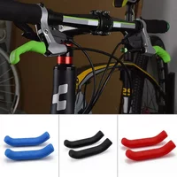 1Pair Bicycle Brake Handle Protective Cover Mountain Dead Flying Highway Folding Brake Handle Protective Cover Silicone Cover
