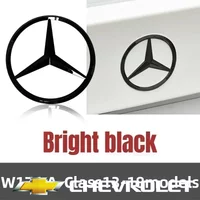 For Benz A-CLASS A180 A200 A250 A45 AMG W176 A1768170016 ABS Tail Star Emblems Black Silver Rear Trunk Star Logo Stickers Badges