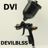 Automobile Spray Gun HVLP 600ml Cup DVl B1+ 1.3 Tip Primer Paint Guns for House Paint Cars Furniture Varnishes and Topcoats NEW