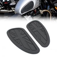 Für Triumph t100 t120 Universal Retro tank Pad Gastank Traktion spads Kraftstoff tank Griffe Seiten aufkleber Knie Griffe Schutz Aufkleber