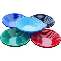 Plastic Gold Pan With Riffle Design Ergonomic Gold Panning Tool For Gold Mining Metal Detect Outdoor Wash Gold Panning Equipment