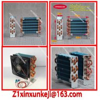 CP3x6x120 Miniature Mini Condenser Air-cooled Copper Tube Finned Radiator with Fan Refrigerator Evaporator
