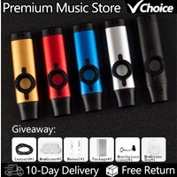Kazoo professionnel en métal, résine, flûte, Instrument à vent en bois, diaphragme, bouche, musique, cadeau, bon compagnon pour guitare