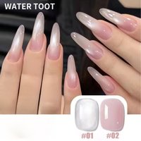 New Popular Water Toot And Ice Pink Color Gel Nail Polish Set, UV LED Nail Polish, Suitable for Home DIY
