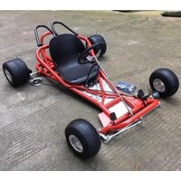 168CC modified four-wheeled motorcycle drift kart modified full frame front steering rear axle rear axle 6-inch wide tire