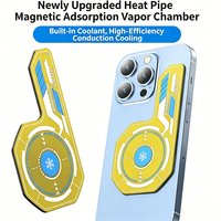 Yellow Phone Heat Spreader Magnetic Cooling Sticker Special Thermal Conductive Pad for Phone Cooler