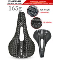 AliExpress plselis Plselis bicycle carbon saddle 3D printing saddle 245*150mm ultra-light wear-resistant road bike racing saddle cushion accessorie