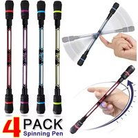 1/4Pcs Spinning Pen Rolling Finger Rotating Pens Gaming Trick Pen Stress Releasing Brain Training Toy for Kids Adults Students
