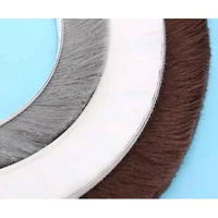 1 Meter Self Adhesive Seal Strip Window Pile Brush Seal Strip Weatherstrip Draught Excluder Door Brush Swal Weather Strip