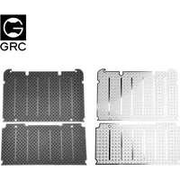 GRC Stainless Steel Diamond Sheets Plates For Traxxas TRX-4 Defender Roof Rack /Luggage Rack #GAX0043T/TS
