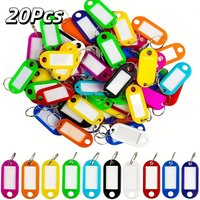 20Pcs PP plastic keychain, hotel door key tag, rental key tag, key classification tag, keychain