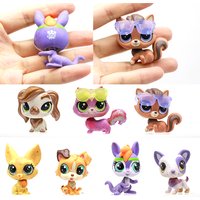 Genuine Littlest Pet Shop Q-version Cute Toy Desktop Decoration Bulk Cargo Without Original Packaging Interactive Toys Gifts